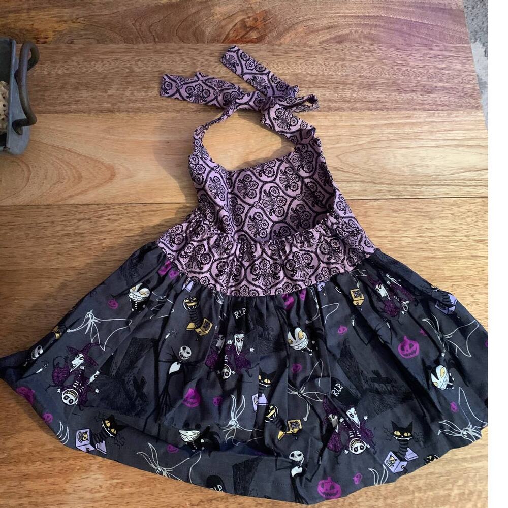 The Nightmare Before Christmas Dress Halloween Costume Pant Set Girls 18 months